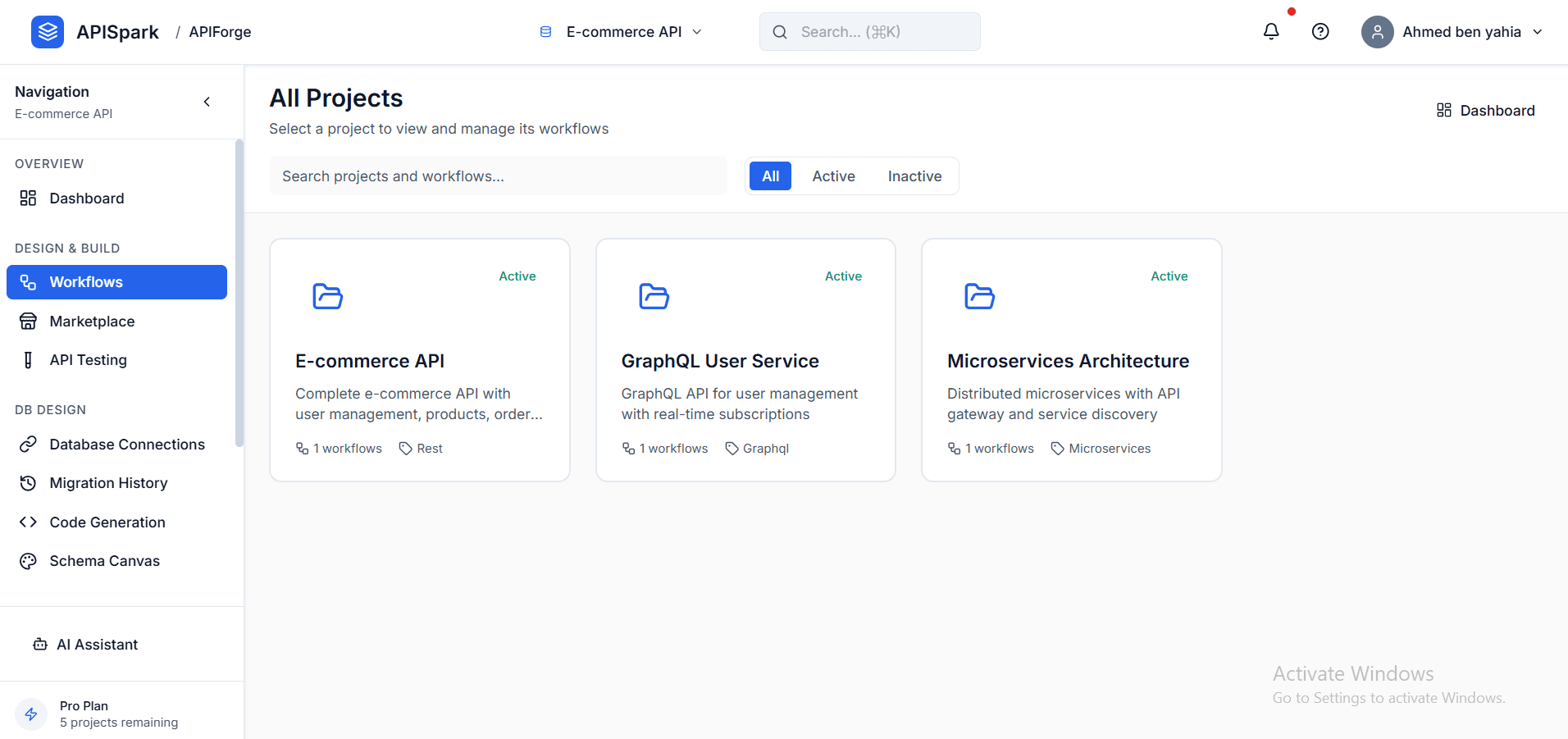 APIspark – Drag & Drop API Builder interface view 3
