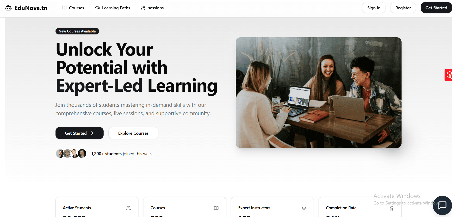 EduNova — LMS with AI & WebSocket
