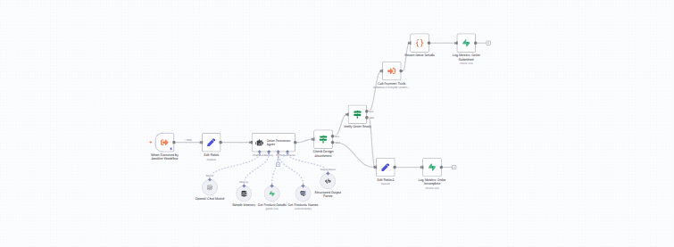 iPrint AI Voice & Chat Support Agent interface view 3