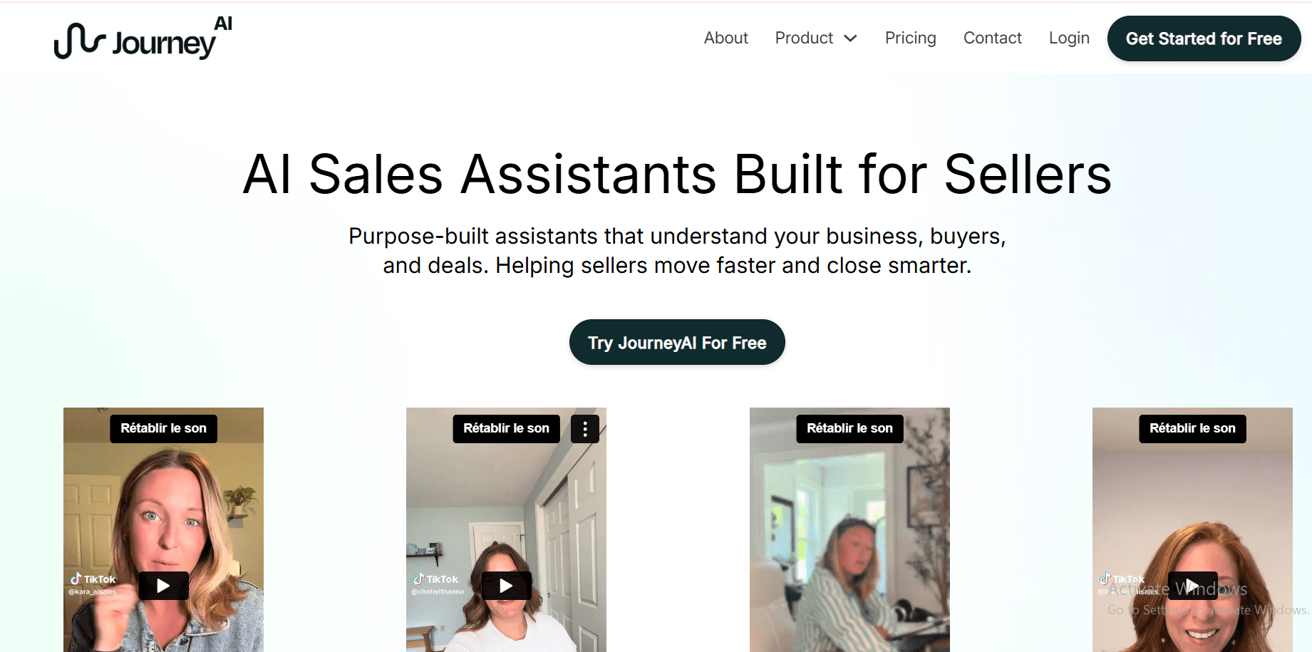 JourneyAI — AI Sales Assistant Platform