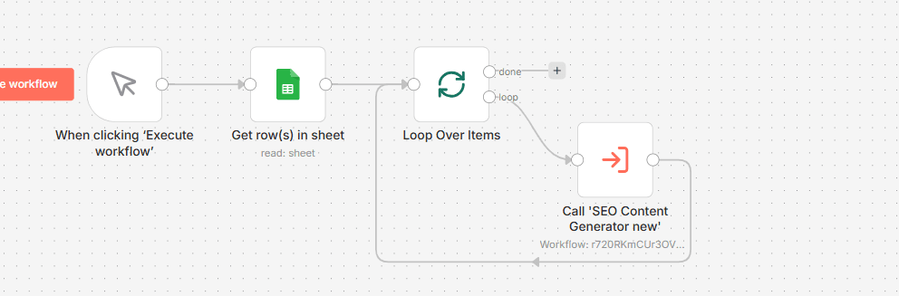 SEO Content & Webflow Automation interface view 2