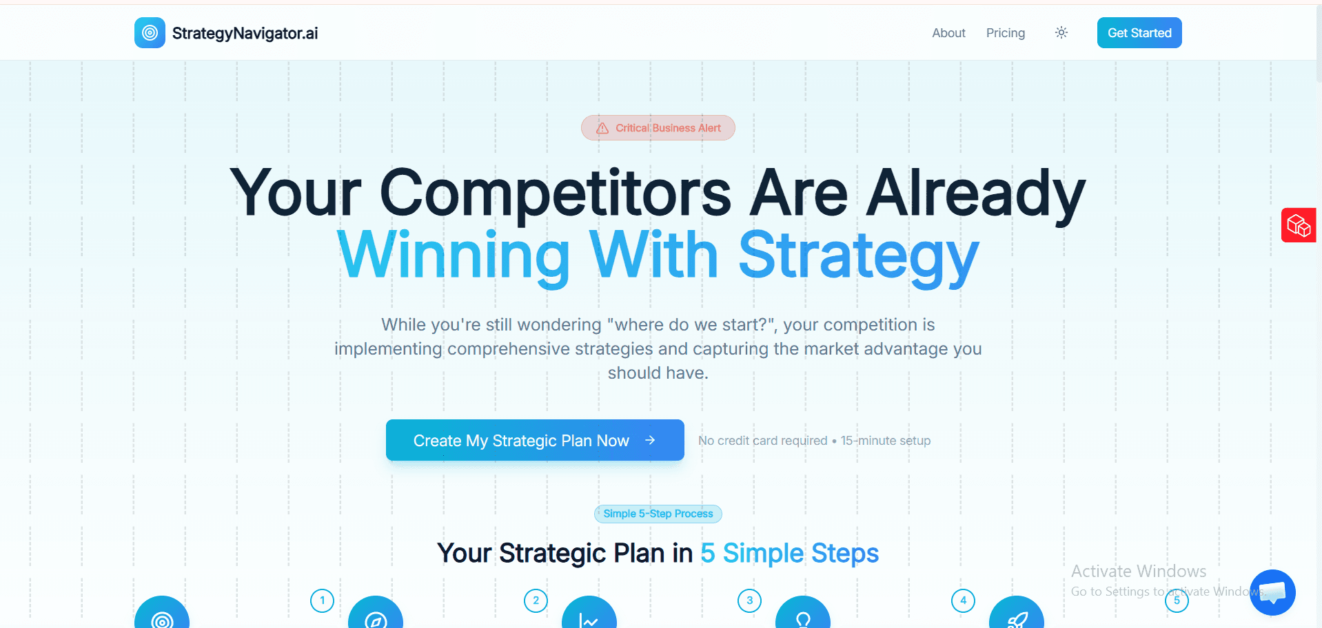 Strategy Navigator — AI SaaS Platform